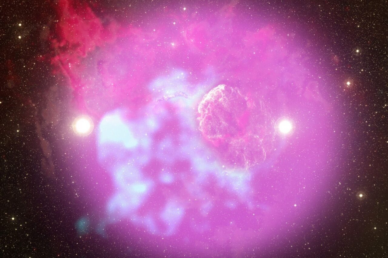 Nebuloasa Medusa ar putea ascunde prima pereche de stele care a explodat împreună