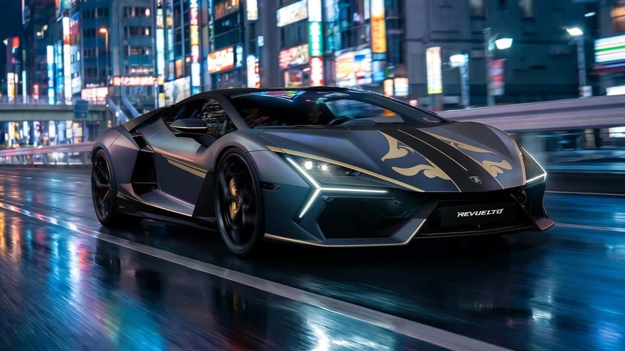 Lamborghini aniversează 25 de ani în Japonia cu Revuelto Impavido, un taur fără frică pe străzi