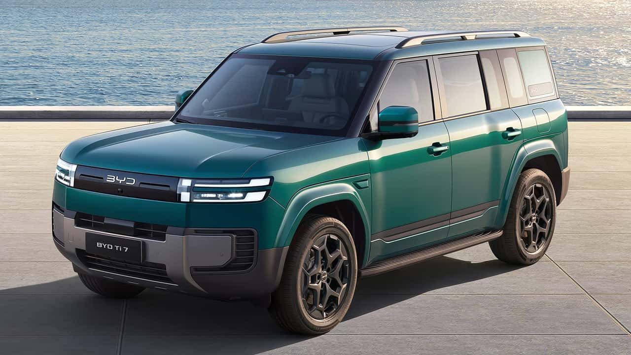 Defenderul chinezesc BYD Ti 7 vine în Europa cu 402 CP și 119 km electrici