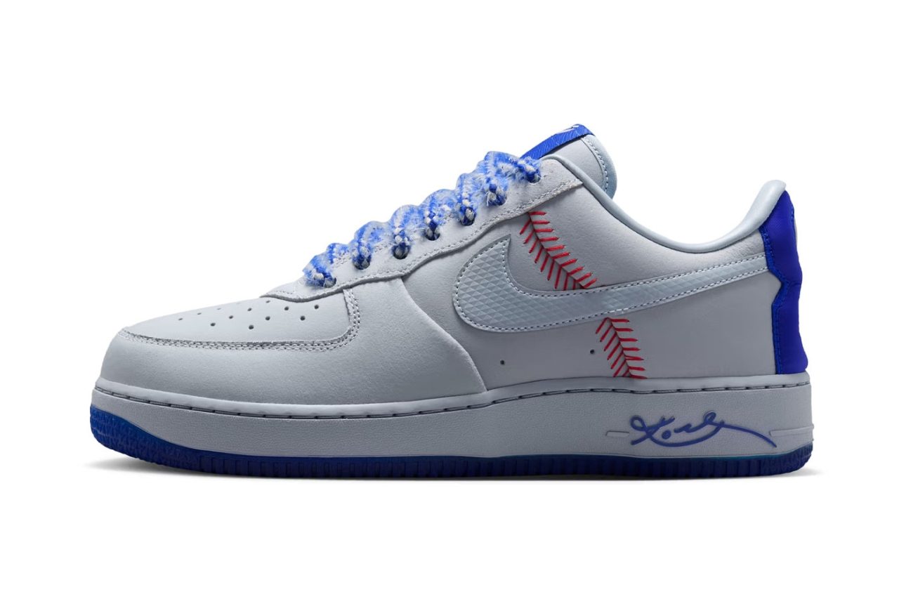 Primele poze oficiale cu Kobe x Nike Air Force 1 Low Dodgers ies la lumină