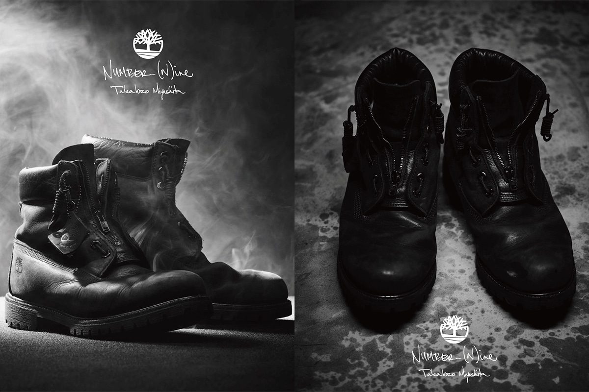 Timberland și Number (N)ine lansează o colecție limitată de 18 perechi cu Takahiro Miyashita