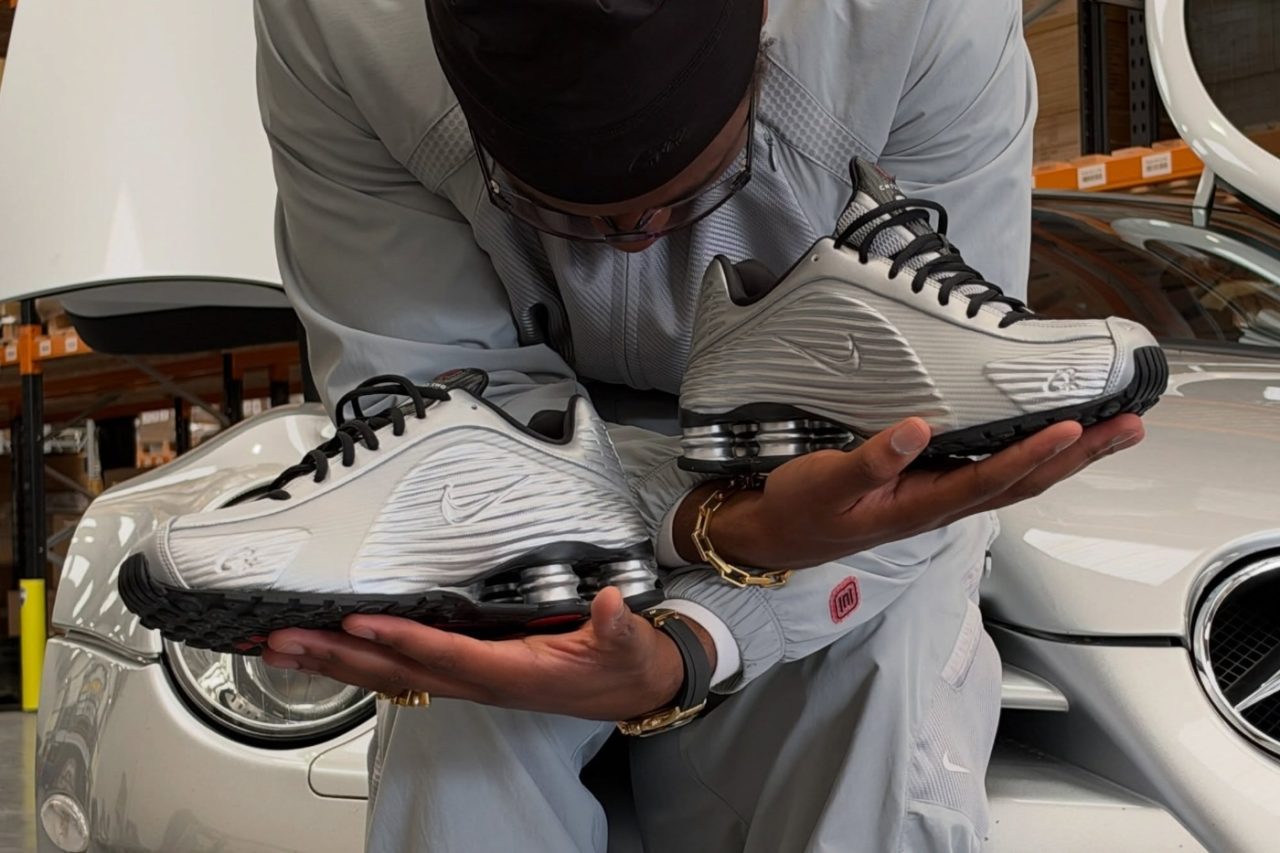 Corteiz dezvăluie noua Nike Shox R419 în nuanța Metallic Silver
